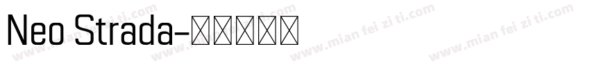 Neo Strada字体转换